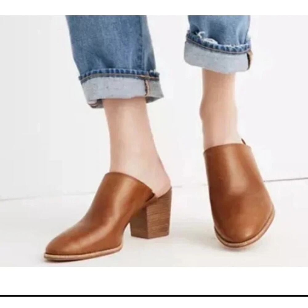 MADEWELL Women's Brown The Harper Mule SIZE 9.5M NK095 Great Condition